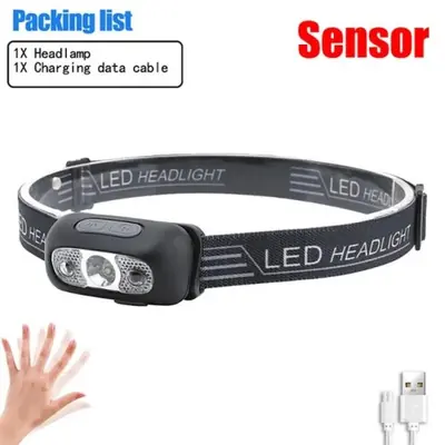 Image de Lampe Frontale LED Ultra Puissante Rechargeable