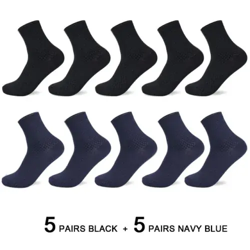 Image de Chaussettes Homme Bambou - Lot de 10 Paires