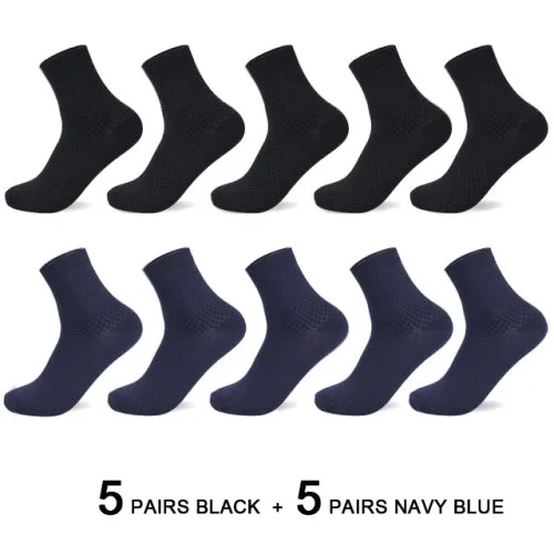 5 zwart 5 marineblauw blauw