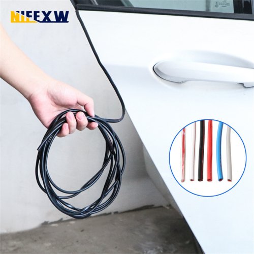 Afbeelding van Universele Autodeur Bescherming met Clear Edge Guards – Rubberen Trim Strip voor Auto's, Krasbestendige Styling Molding