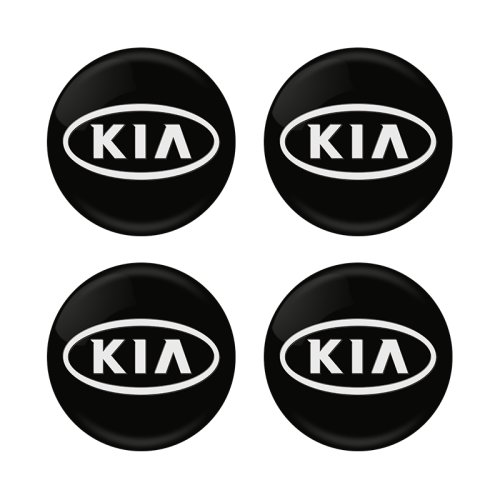Image de Capuchons de Moyeu 56mm pour Kia - Kit de 4 Pièces