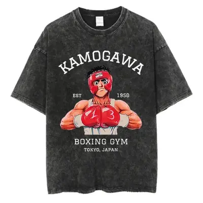 Image de T-Shirt Vintage Hajime no Ippo - Boxe & Y2K Style