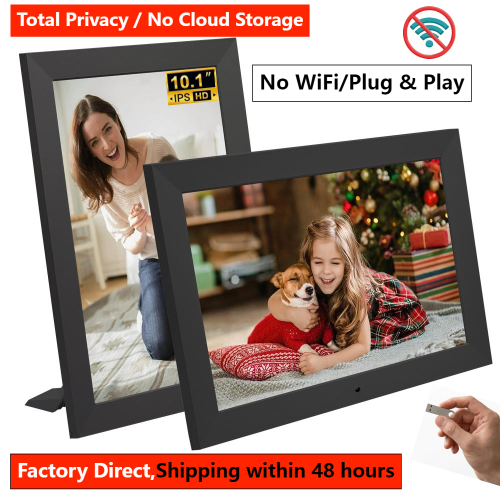 Zdjęcie Cyfrowa Ramka na Zdjęcia 10,1 Cali z HD IPS Ekranem