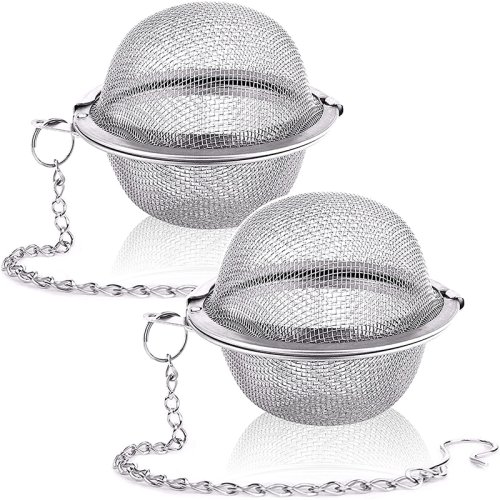 Imagen de Infusor de Té de Acero Inoxidable con Malla Fina – Colador Reutilizable para Té Suelto, Hierbas y Especias – Diseño Ergonómico y Duradero