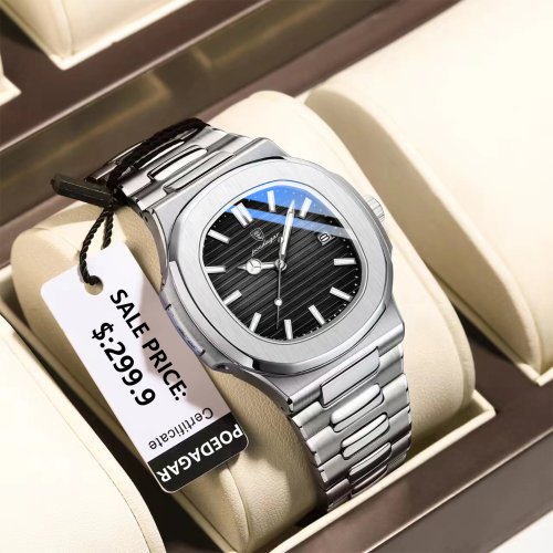 Imagen de Reloj Deportivo de Lujo para Hombre con Esfera Cuadrada