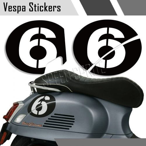 Imagen de Pegatinas Impermeables para Vespa GT, GTS, GTV 125/300 - Diseño Premium