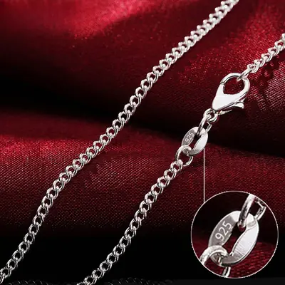 Image de Collier Argent Sterling 925 - Chaîne Fine & Élégante