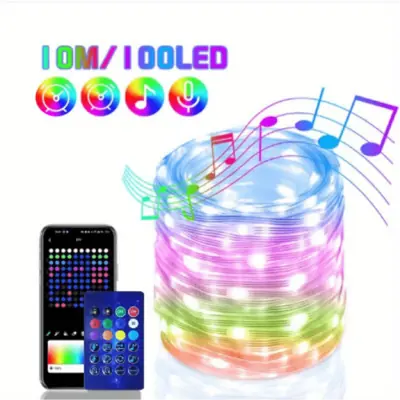 Image de Lumières LED RGB Intelligentes avec Contrôle Bluetooth