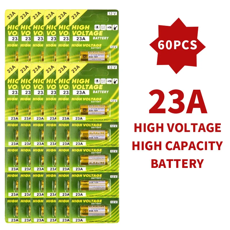 Imagen de Batería Alcalina 12V A23 - Alta Calidad para Dispositivos Electrónicos