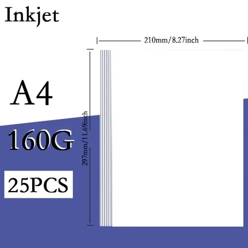 Tintenstrahl A4 160 g 25 Stk.