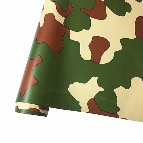 Immagine di Pellicola Camouflage Militare Verde per Auto e Moto