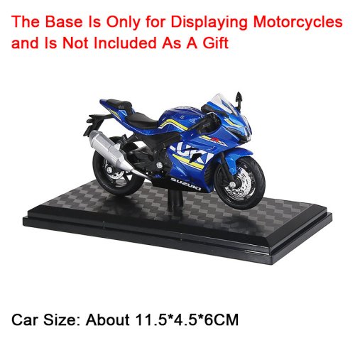 Immagine di 1:18 HAYABUSA GSX1000R R1 Moto Giocattolo Corpo in lega Pneumatici in gomma CBR1000RR Assorbimento degli urti Modello Modelli di auto Ragazzo Articolo decorativo