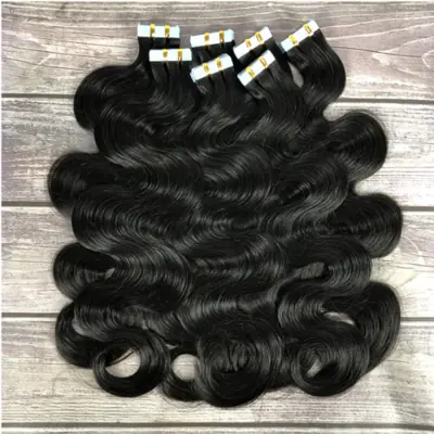 Image de Extensions de Cheveux Humains Body Wave - 100% Naturelles