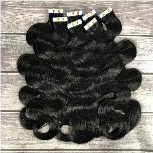 Image de Extensions de Cheveux Humains Body Wave - 100% Naturelles