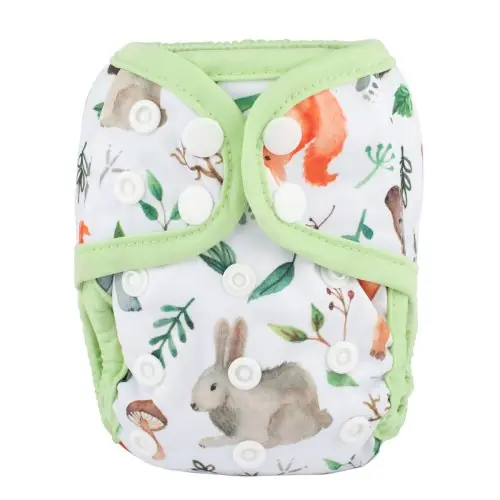 Image de Couche Culotte Ajustable pour Nouveau-Né Étanche - Sigzagor