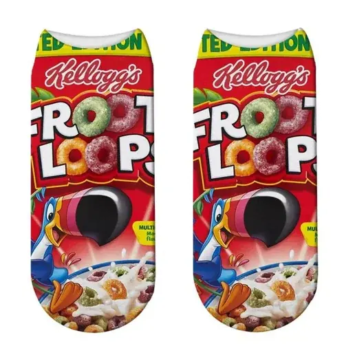 Image de Chaussettes Frites 3D - Drôles & Tendance