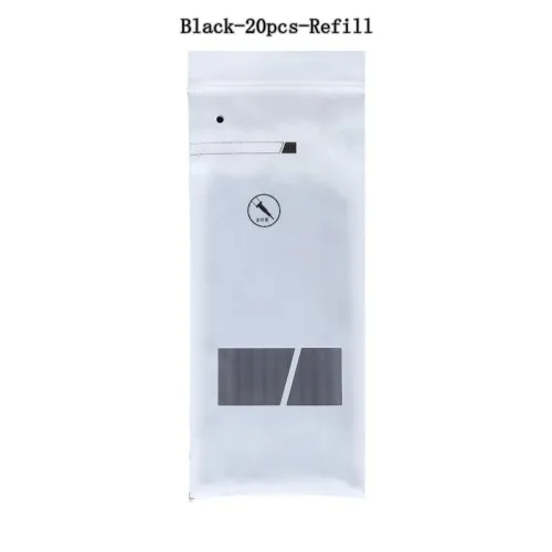 Zwart-20pcs navulling