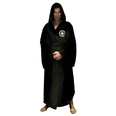 Image de Peignoir Homme Flanelle Épais à Capuche - Style Jedi & Empire