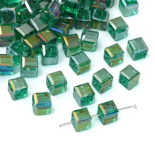 Vert foncé 7 x 7 mm