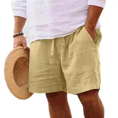 Short Homme Léger & Confortable - Coton & Lin