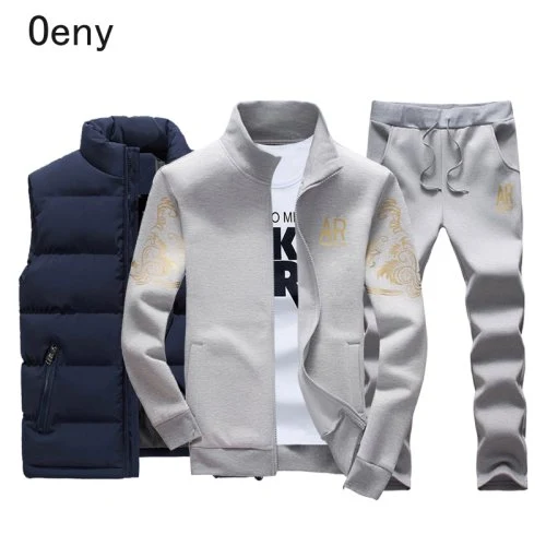 Blauw grijs 3PC