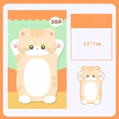Image de Stickers Chat Kawaii - Bloc Notes Mignon