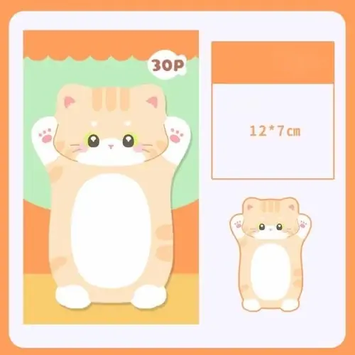Image de Stickers Chat Kawaii - Bloc Notes Mignon