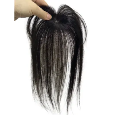 Image de Extensions de Cheveux 3D à Clips - Frange Vaporeuse pour Cheveux Amincissants