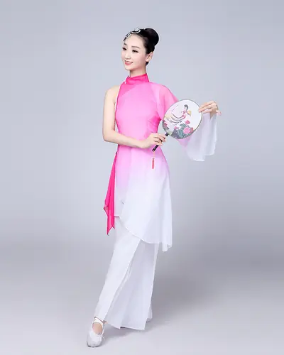 Image de Costume de Danse Folklorique Chinoise Yangge pour Filles