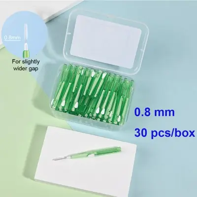 Image de Brosse Interdentaire Orthodontique - Kit de Nettoyage Dentaire 30 Pièces