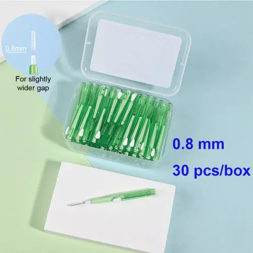 Image de Brosse Interdentaire Orthodontique - Kit de Nettoyage Dentaire 30 Pièces