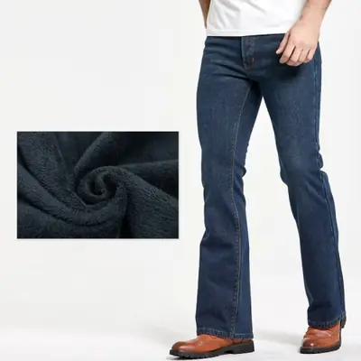Image de Jeans Hiver Homme - Coupe Boot Fit Chaud & Élégant