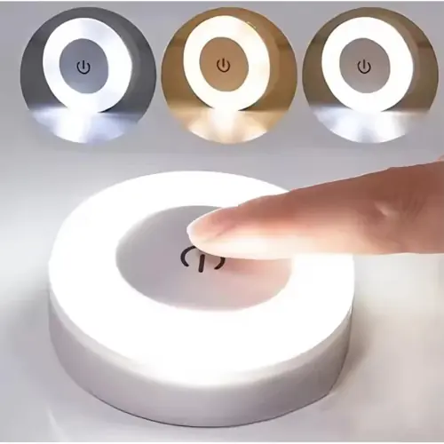 Image de Veilleuse LED tactile 3 couleurs - Économie d'énergie