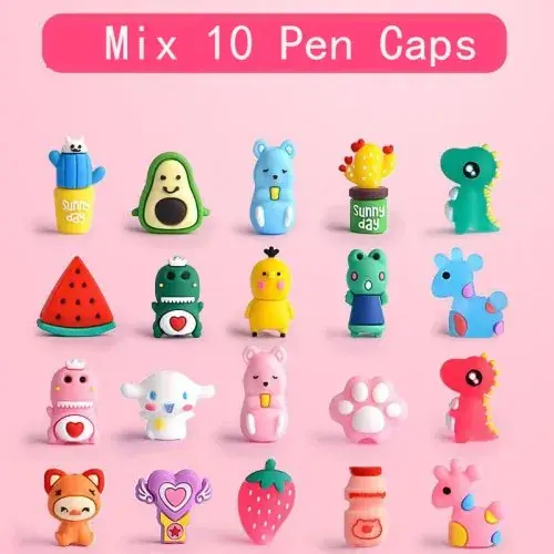 Mezcla 10 bolígrafo caps