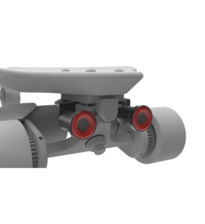 Zdjęcie LED Lampki Ostrzegawcze do Skuterów i Longboardów – Wodoodporne, USB, Akumulatorowe