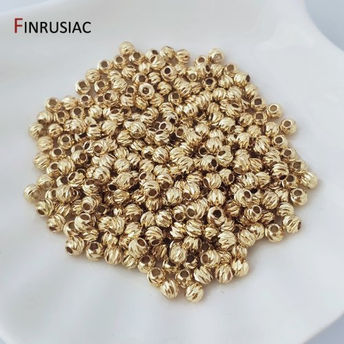 Image de Perles Séparatrices Dorées 18K - 2.5mm & 3.4mm