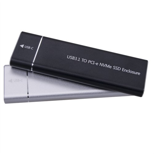 Immagine di Custodia SSD NVMe M.2 a USB 3.1 Gen2 - Alta Velocità e Design in Alluminio