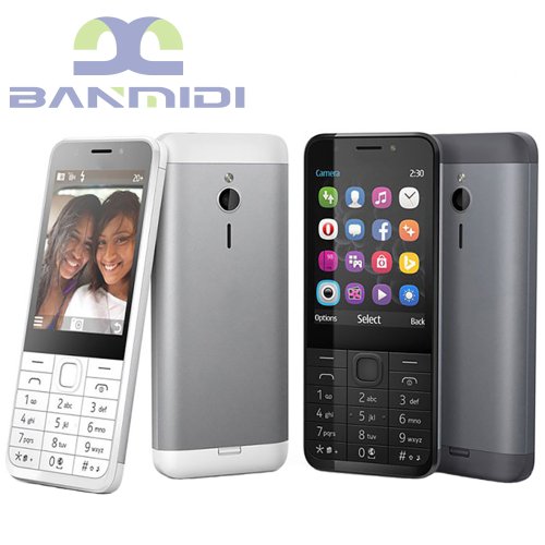 Image of Original 230 Dual SIM GSM 900/1800 Unlocked Mobile Phone with Hebrew, Arabic, and Russian Keyboard – International Use Only