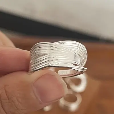 Image de Bagues Argent Sterling 925 - Minimalistes & Élégantes