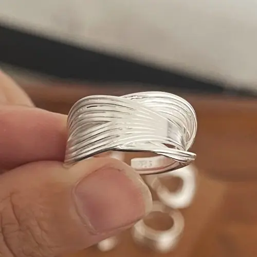 Image de Bagues Argent Sterling 925 - Minimalistes & Élégantes