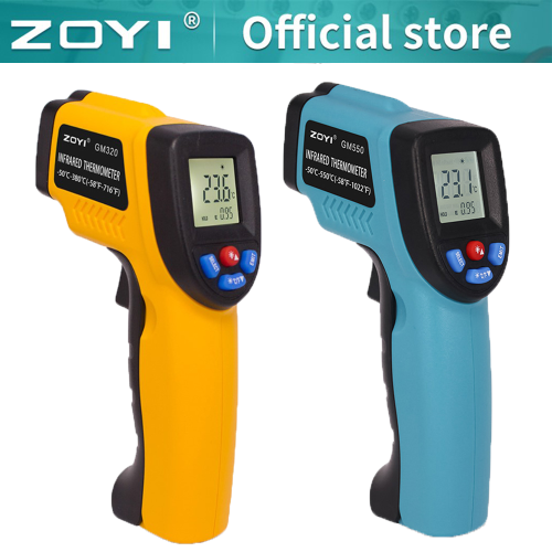 Imagen de Termómetro Infrarrojo Digital Portátil con Láser para Cocina, Horno de Pizza, Parrilla y Motores - Medición de Temperatura de Superficie sin Contacto