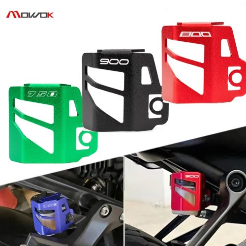 Afbeelding van CNC Achtervloeistofreservoir Beschermkap voor Kawasaki Z900, Z750, Z400, Z800 – Hoogwaardige Motorfiets Accessoire met Anti-Schade Bescherming