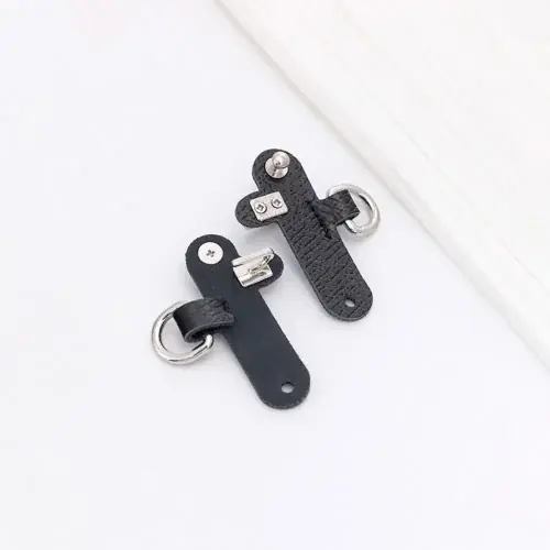 Noir argent boucle