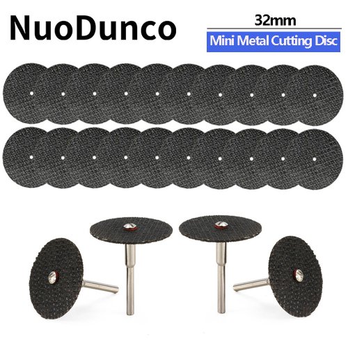 Imagen de Disco de Corte de Metal para Herramienta Rotativa con Muela de Resina y Mandril - Accesorio Compatible con Dremel
