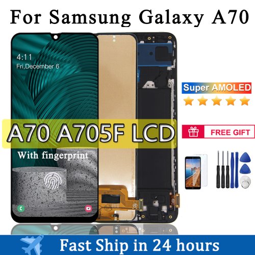 Afbeelding van LCD Scherm + Touchscreen Vervanging voor Samsung Galaxy A70