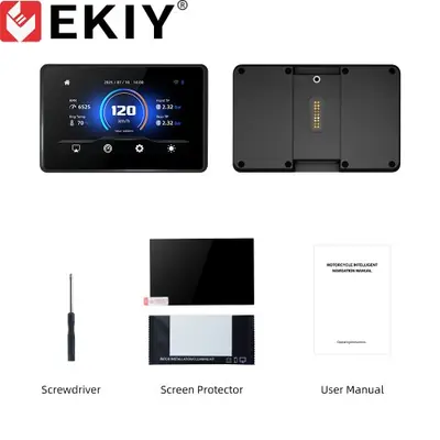 Image de EKIY 5.0 "pour BMW R1200GS R1250GS F800 F900 S1000XR GPS Moto Navigation sans fil CarPlay Moto Android Auto pour WonderWheel