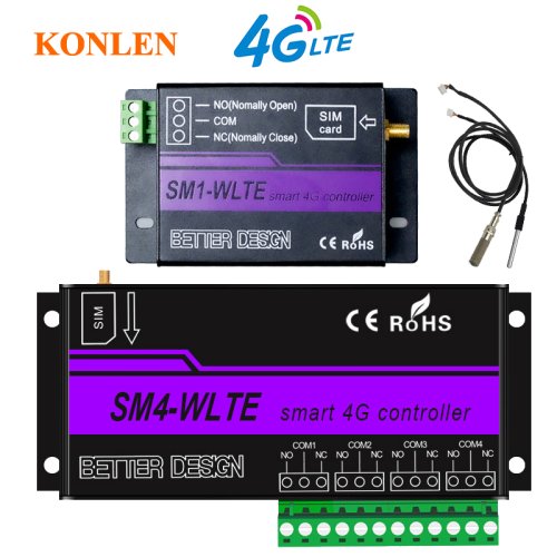 Zdjęcie Inteligentny Przełącznik GSM z Czujnikiem Temperatury i Wilgotności