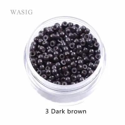 Image de 1000 Anneaux Silicone Nano 3.0mm pour Extensions de Cheveux
