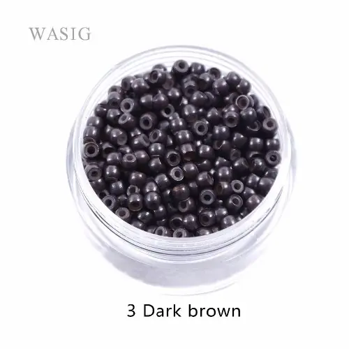 Image de 1000 Anneaux Silicone Nano 3.0mm pour Extensions de Cheveux