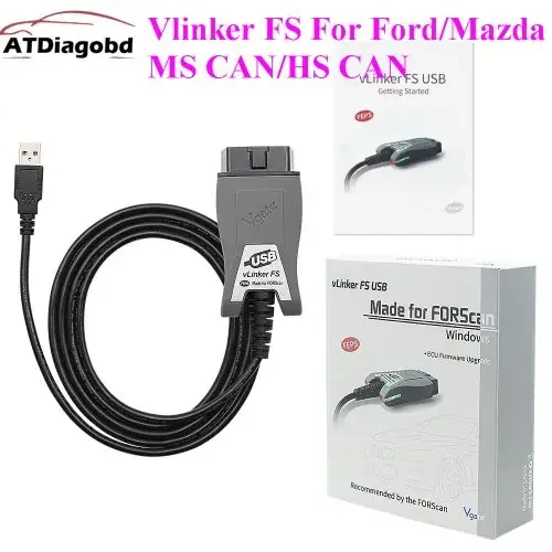 Image de Outil de Diagnostic OBD2 Vgate VLinker FS pour Voiture